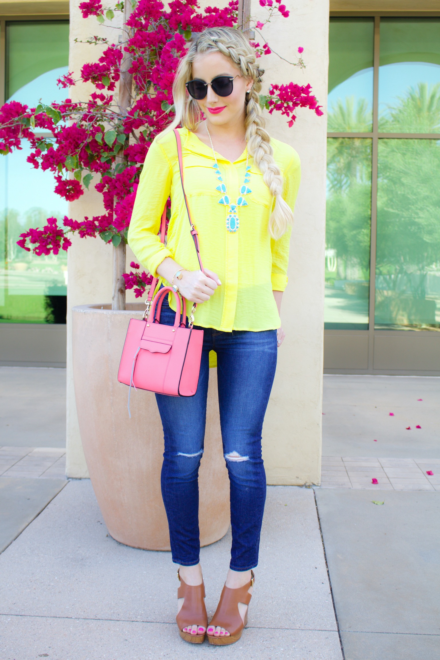 POPS OF YELLOW + PINK - A Touch of Pink