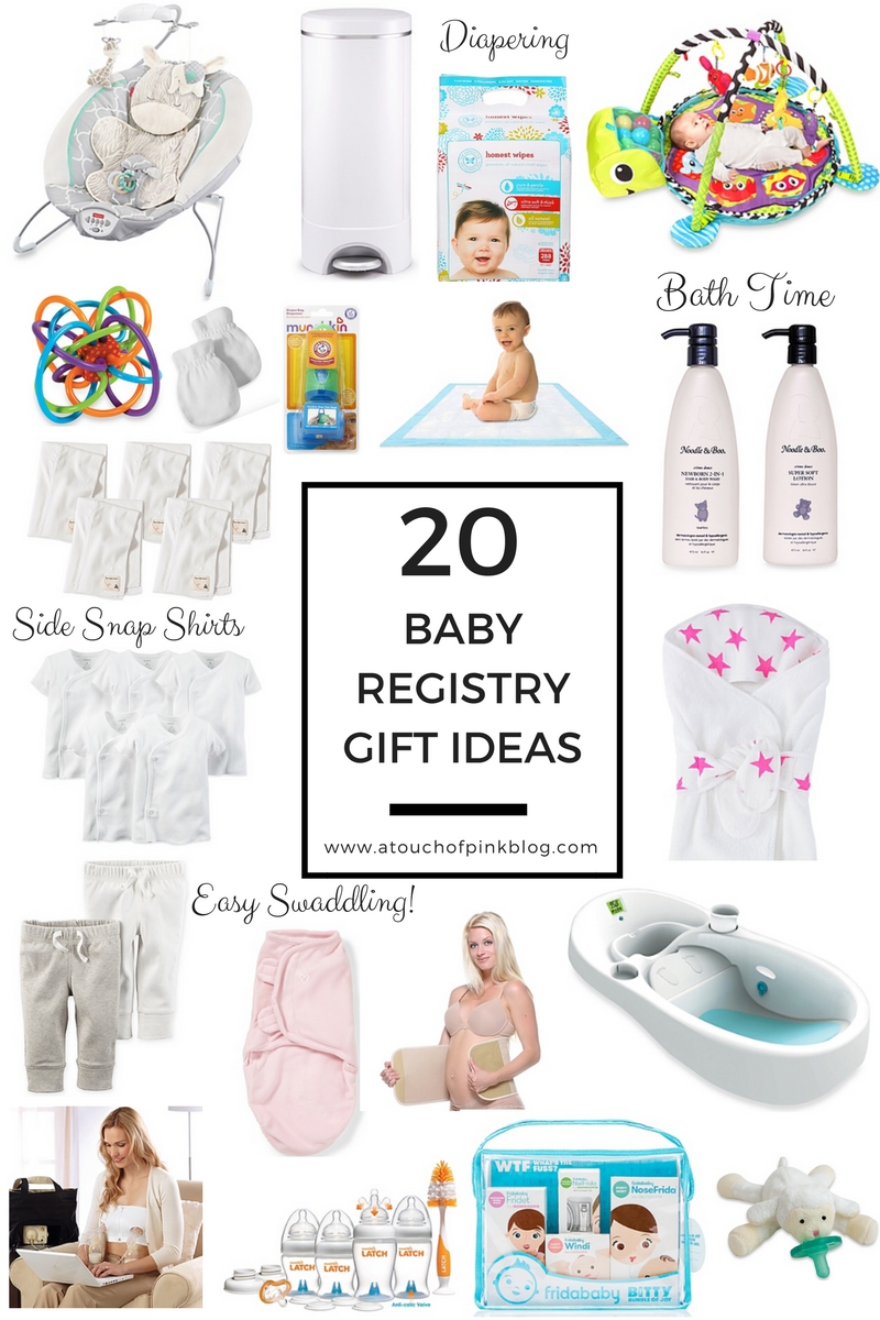 TOP 20 BABY REGISTRY GIFT IDEAS - A Touch of Pink