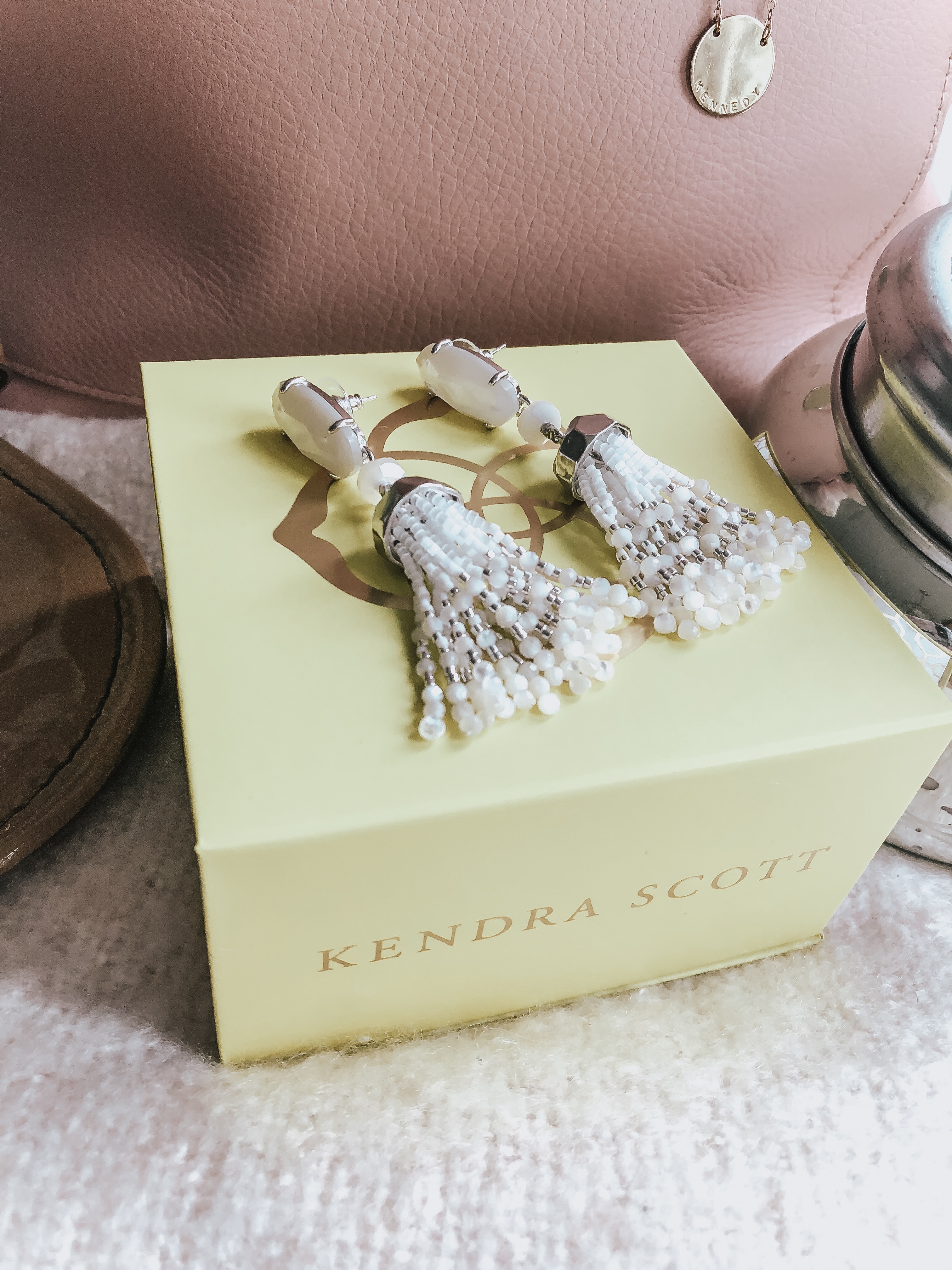 Lifestyle Blogger Katelyn Jones of A Touch of Pink Blog shares her gift idea for Mother's Day Kendra Scott Drop Earrings