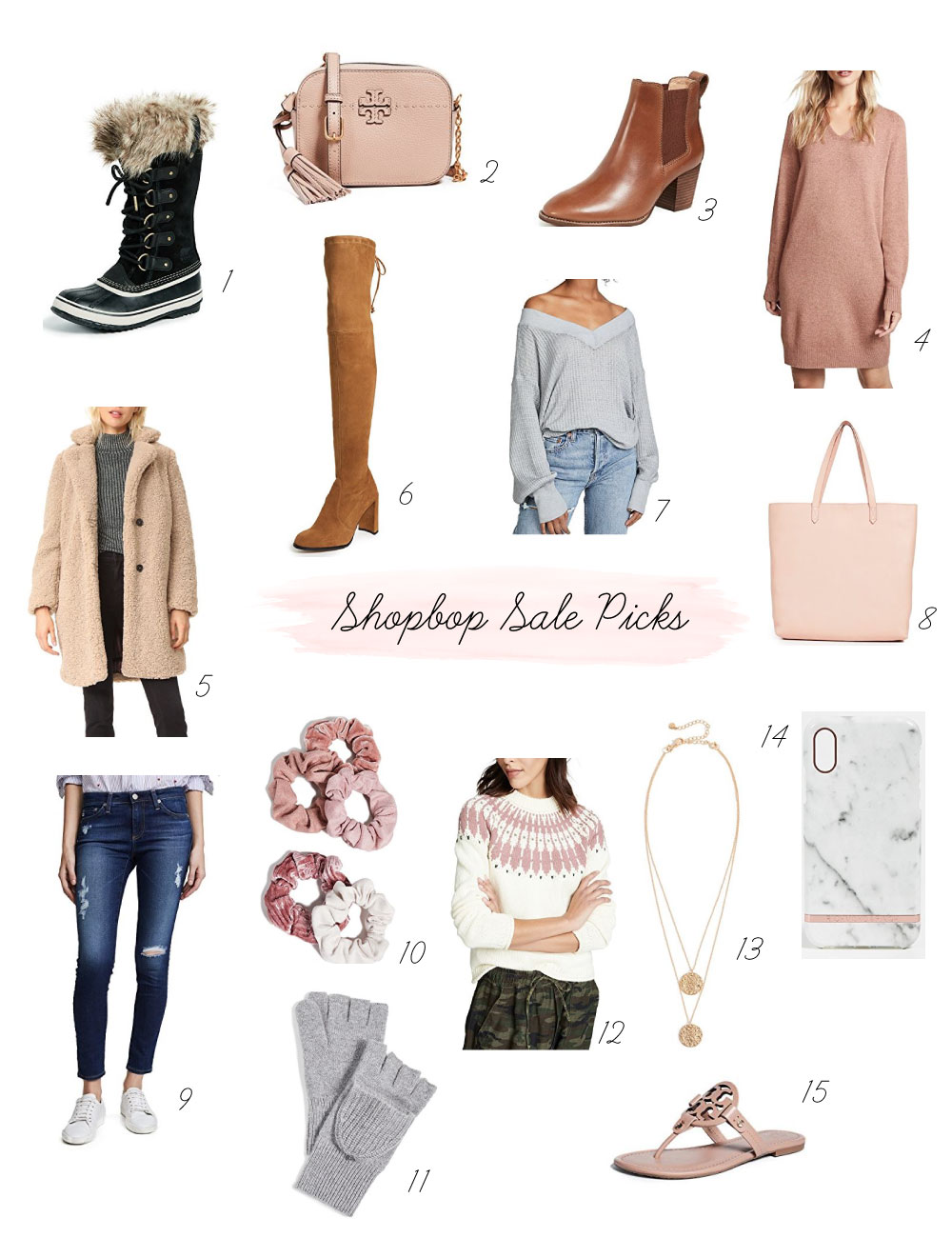 Katelyn Jones of A Touch of Pink Blog shares her top sale picks for the Shopbop Buy More, Save More Sale 2018