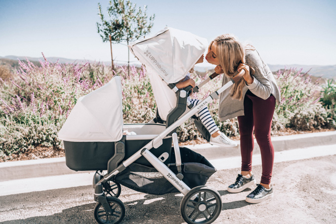 uppababy vista fold with 2 seats